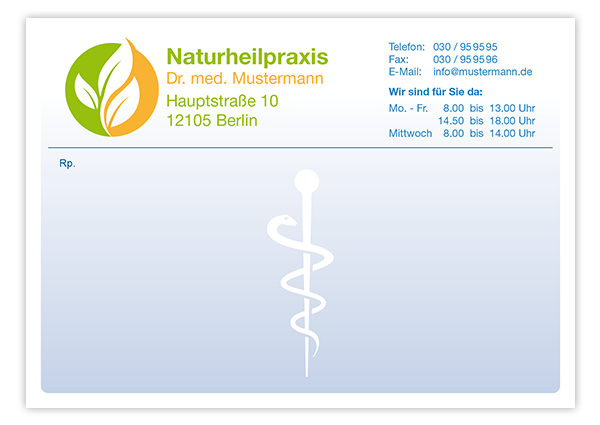 1225010665 Privatrezepte Trend mit Eindruck Privatrezepte Trend mit Eindruck