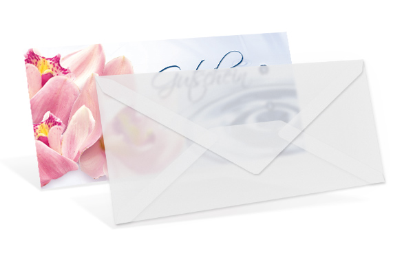 Briefumschläge transparent weiß Briefumschläge transparent weiß