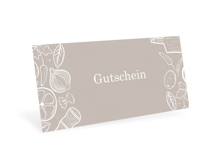 1208010381 Gutscheinkarte Classic "Healthy Meal" individuell Gutscheinkarte Classic "Healthy Meal" individuell