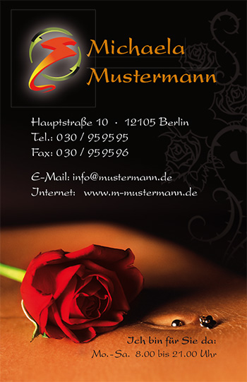 1212010196 Visitenkarte "belly button" Visitenkarte "belly button"