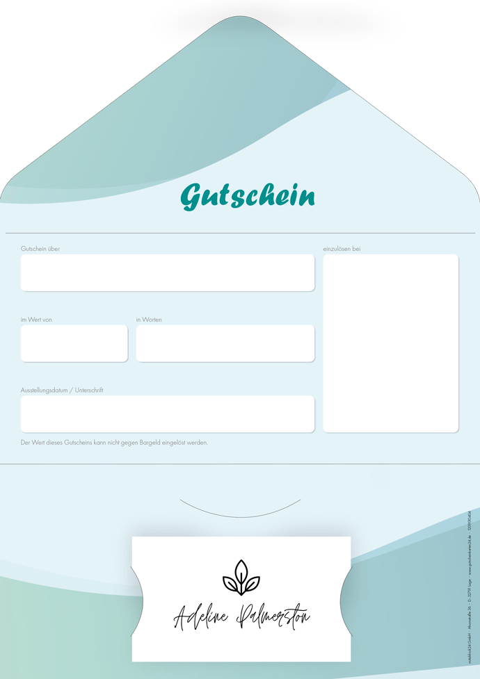 Gutscheinkarte Classic "Wellness Vibes" individuell Gutscheinkarte Classic "Wellness Vibes" individuell
