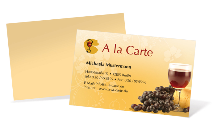 1212020155 Visitenkarte "Weingut" Landscape Visitenkarte "Weingut" Landscape