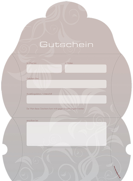 Gutscheinkarte Etui "Elegance"