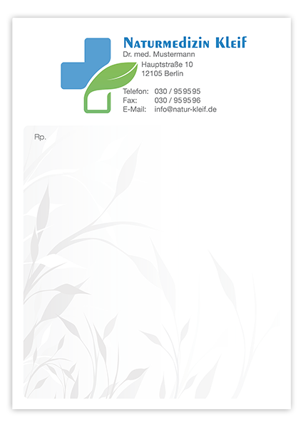 1225010614 Privatrezepte Trend mit Eindruck Privatrezepte Trend mit Eindruck