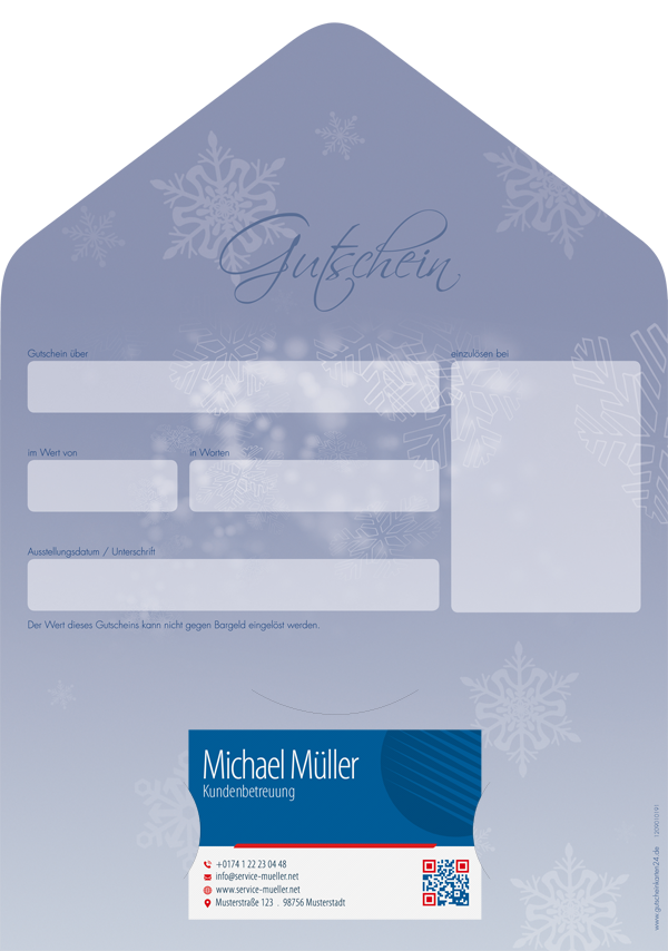 Gutscheinkarte Classic "frohe Weihnachten" Gutscheinkarte Classic "frohe Weihnachten"