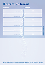 1215010640 Terminzettel "Da Vinci" - 6 Termine mit Wochentagen Terminzettel "Da Vinci" - 6 Termine mit Wochentagen