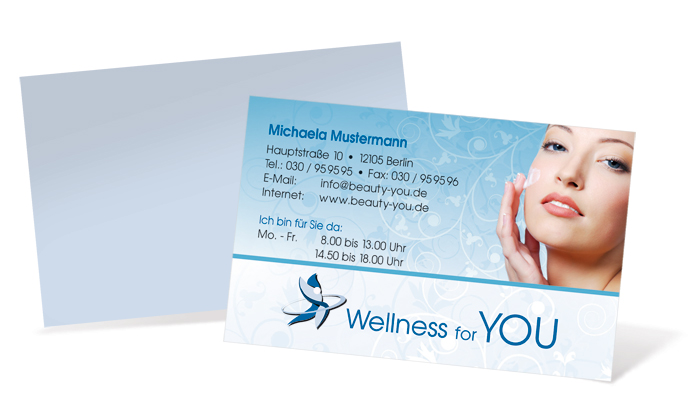 1212020114 Visitenkarte "junge Haut" Landscape Visitenkarte "junge Haut" Landscape