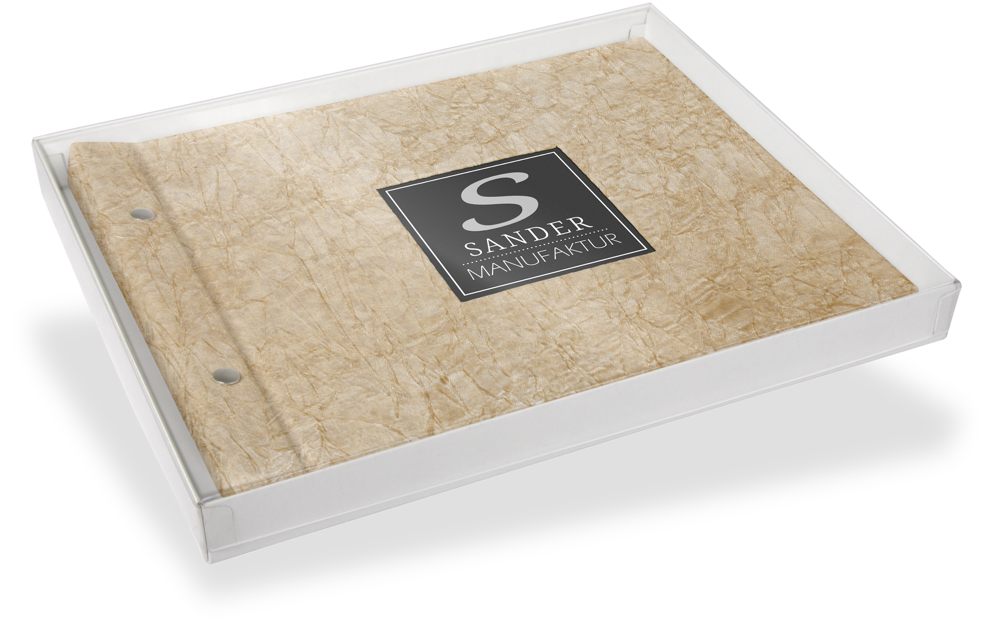 Portraitalbum Comfort-Line 28 x 25 cm, Schwarz, mit Bildausschnitt