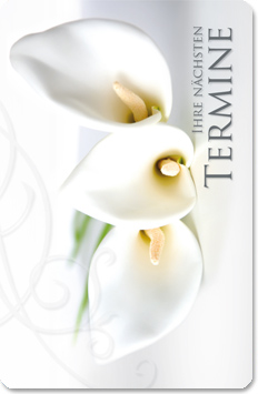 1204010200 Terminkarte "Calla" Terminkarte "Calla"