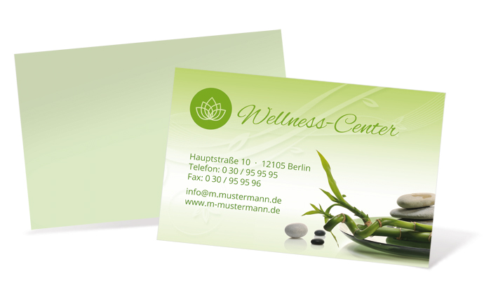 1212020246 Visitenkarte "Asia Wellness" Landscape Visitenkarte "Asia Wellness" Landscape