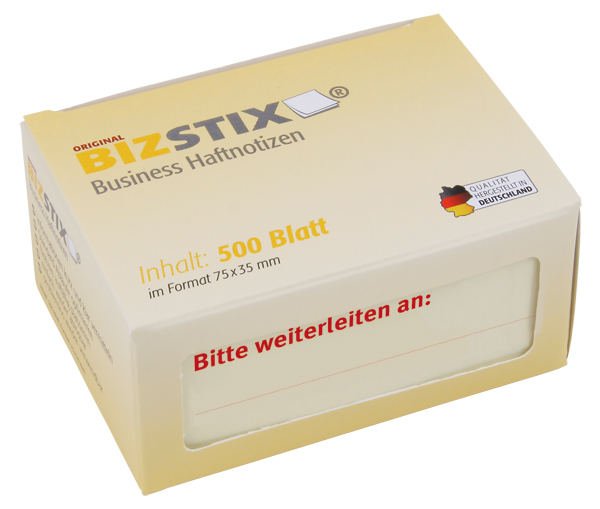 BIZSTIX® Business Haftnotizen "Bitte weiterleiten an"