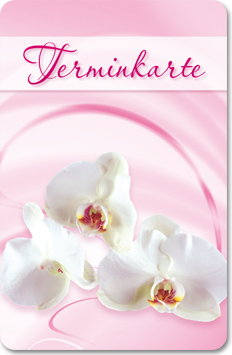Terminkarte "pink Flower" Terminkarte "pink Flower"