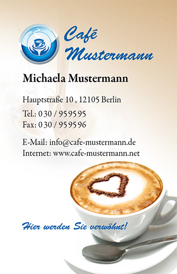 1212010215 Visitenkarte "la crema" Visitenkarte "la crema"