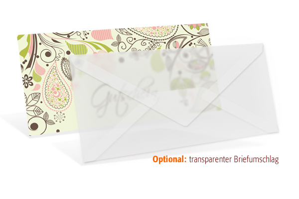 Gutscheinkarte Classic "vintage art" Gutscheinkarte Classic "vintage art"