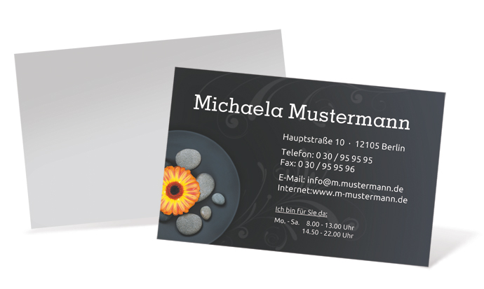 1212020241 Visitenkarte "Steingerbera" Landscape Visitenkarte "Steingerbera" Landscape