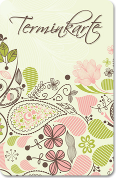 1204010280 Terminkarte "vintage art" Terminkarte "vintage art"
