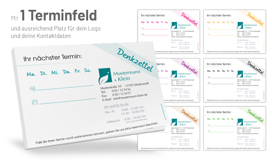 1202010101 Terminzettel Classic #1 Terminzettel Classic #1