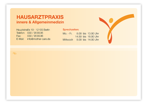 1225010636 Privatrezepte Classic mit Eindruck Privatrezepte Classic mit Eindruck