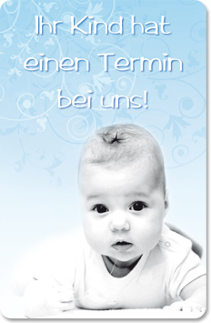 Terminkarte "Baby Smiley" Terminkarte "Baby Smiley"