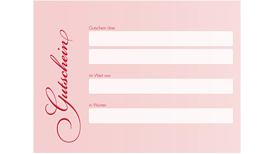 Gutschein-Klappkarten "duftende Rose"