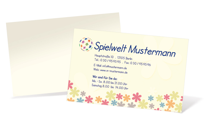 1212020315 Visitenkarte "70er" Landscape Visitenkarte "70er" Landscape