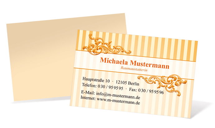 1212020336 Visitenkarte "Barock" Landscape Visitenkarte "Barock" Landscape