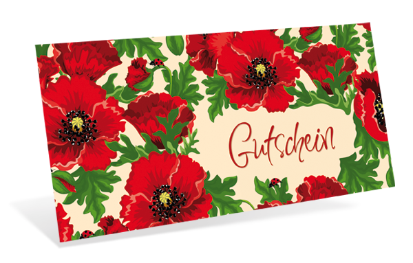 Gutscheinkarte Classic "Rosengarten"