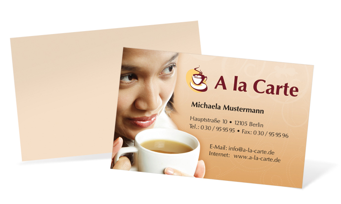 Visitenkarte "Auszeit" Landscape Visitenkarte "Auszeit" Landscape