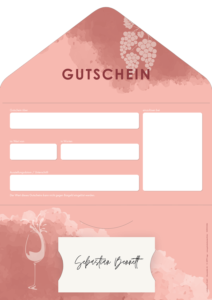 Gutscheinkarte Classic "Vitis vinifera" individuell Gutscheinkarte Classic "Vitis vinifera" individuell