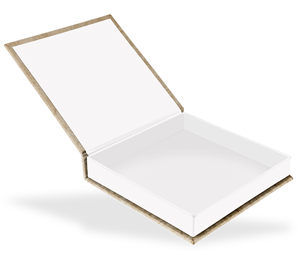 Klappschachtel 20 x 20 cm, mit Bildausschnitt, Innenschachtel weiß Klappschachtel 20 x 20 cm, mit Bildausschnitt, Innenschachtel weiß
