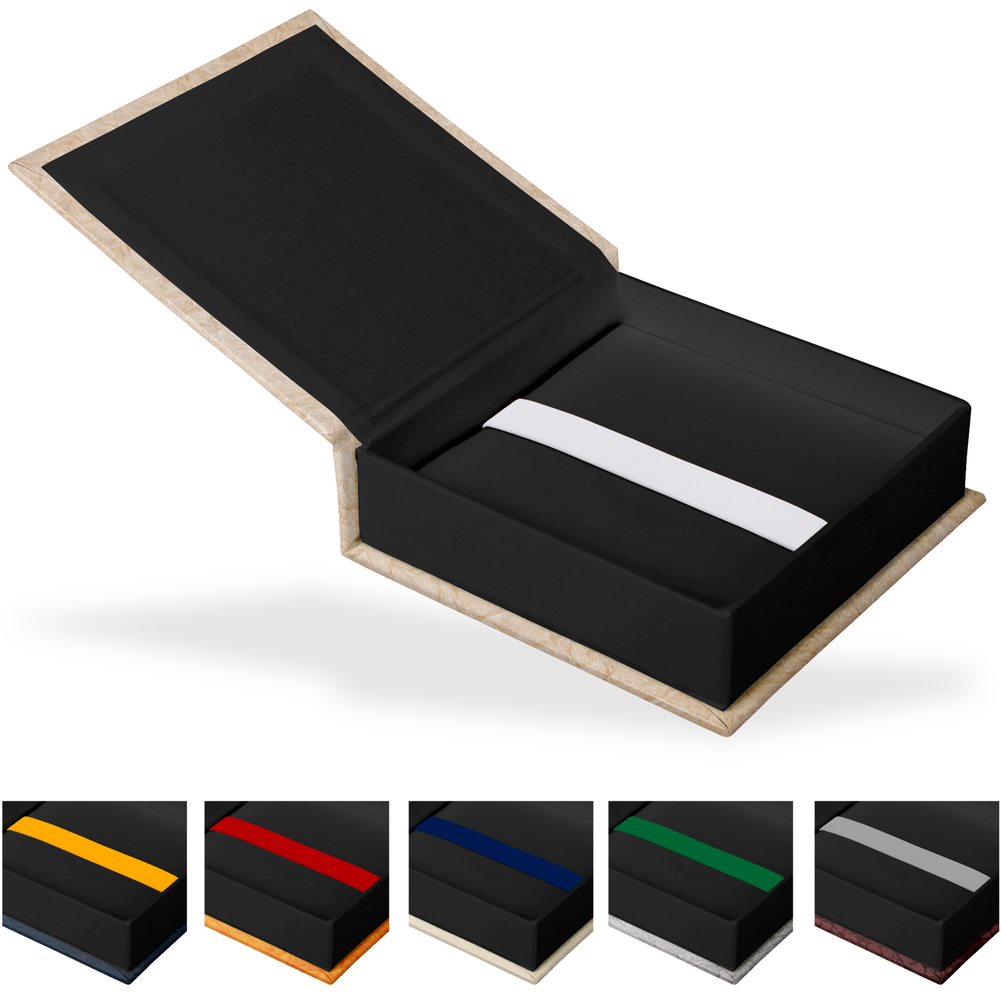 SCH-IS-USB-10x10 USB-Klappschachtel 11 x 11 cm, Innenschachtel und Inlay schwarz USB-Klappschachtel 11 x 11 cm, Innenschachtel und Inlay schwarz