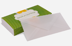 Briefumschläge transparent weiß Briefumschläge für unsere Gutscheinkarten Classic