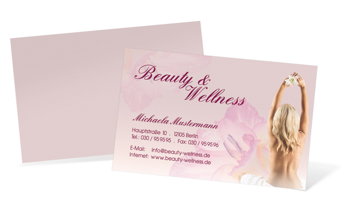 1212020148 Visitenkarte "Wohlbefinden" Landscape Visitenkarte "Wohlbefinden" Landscape