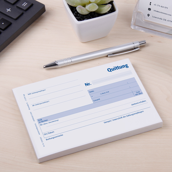 1219010201 Quittungsblock Standard - 3er Pack Quittungsblock Standard - 3er Pack