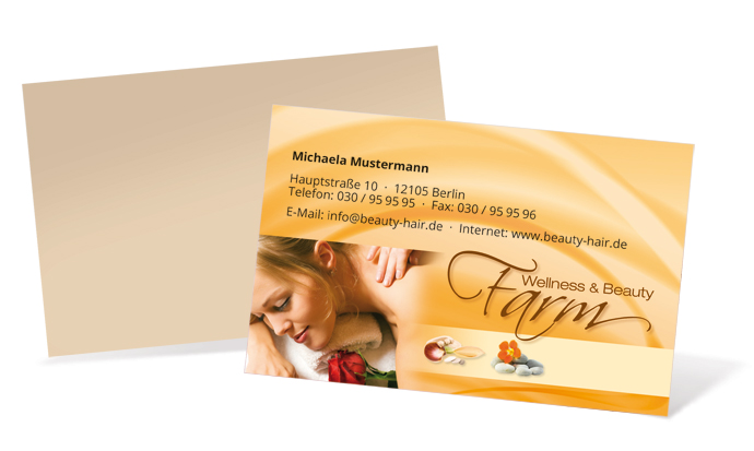 1212020158 Visitenkarte "Dornröschen" Landscape Visitenkarte "Dornröschen" Landscape