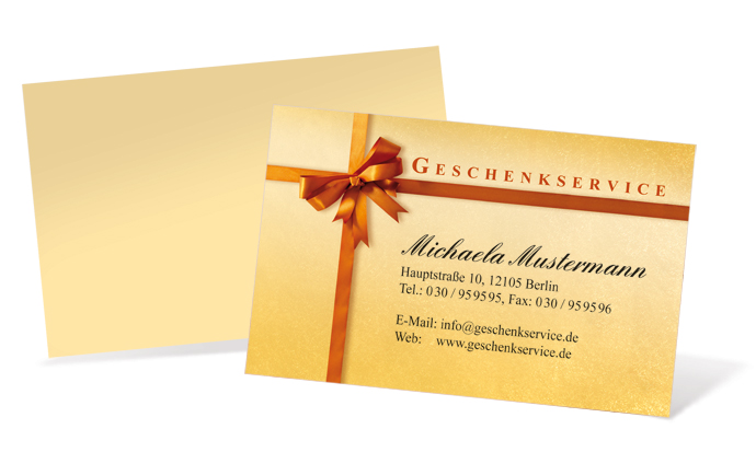 1212020180 Visitenkarte "golden surprise" Landscape Visitenkarte "golden surprise" Landscape