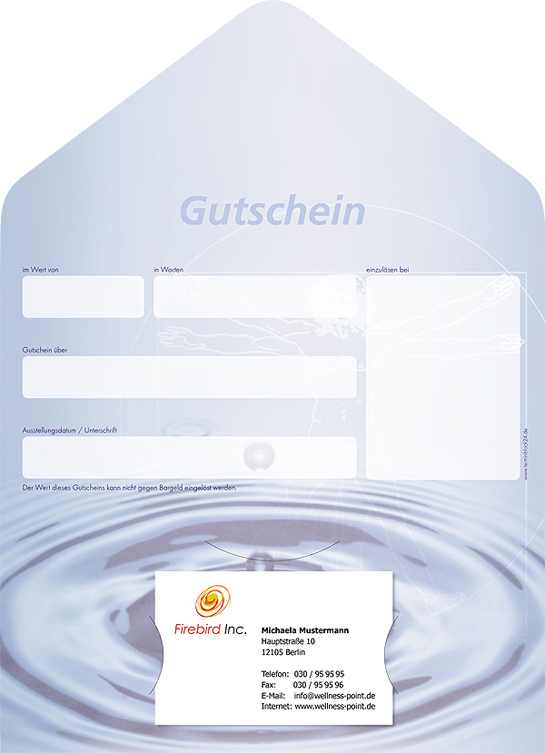 Gutscheinkarte Classic "Körperfrische" individuell Gutscheinkarte Classic "Körperfrische" individuell