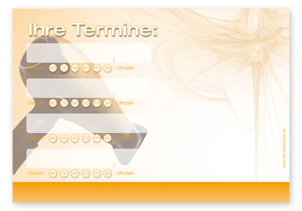 Terminzettel "Popart" - 4 Termine mit Wochentagen Terminzettel "Popart" - 4 Termine mit Wochentagen