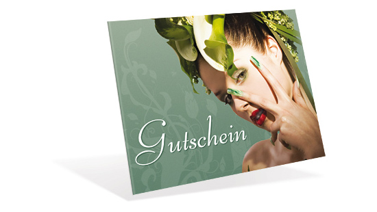 Gutschein-Klappkarten "exotic beauty"