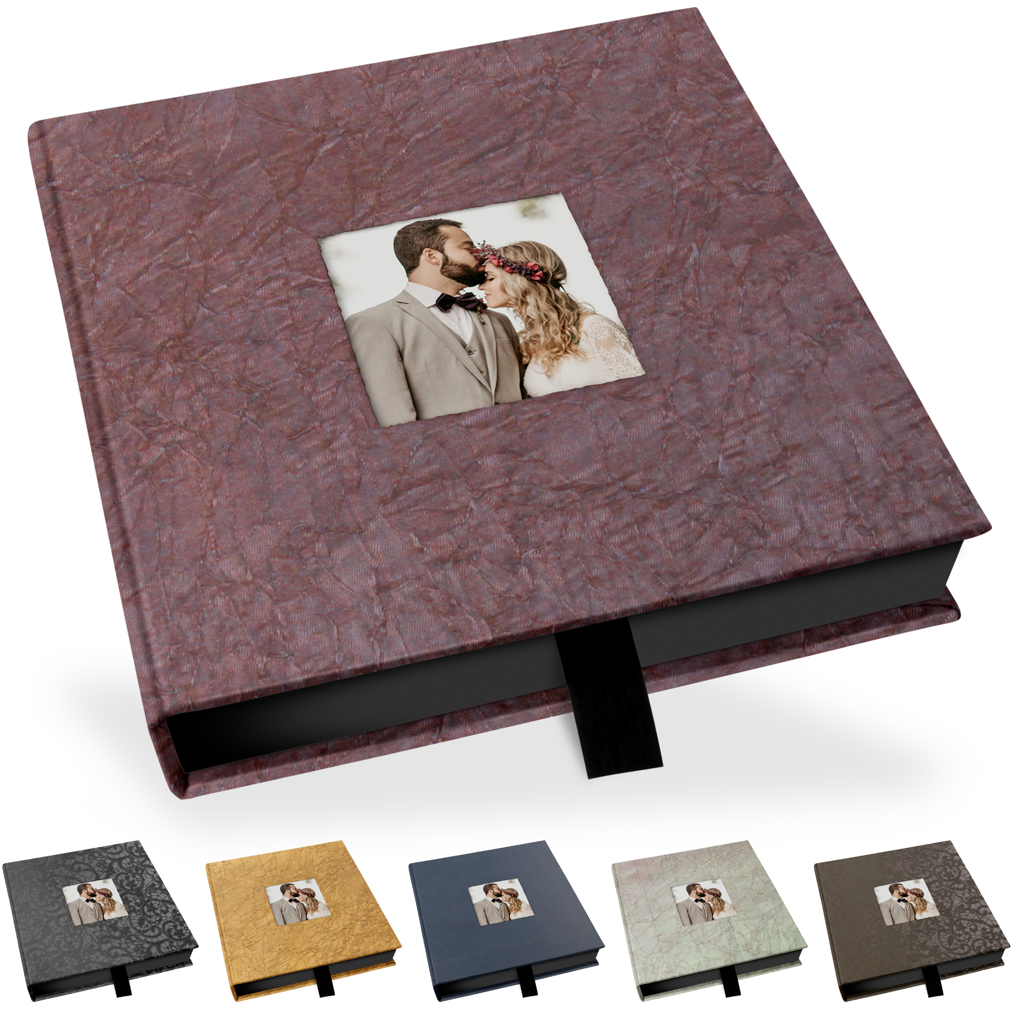 SCHD-IS-16x16 Klappschachtel 17 x 17 cm, mit Bildausschnitt, Innenschachtel schwarz Klappschachtel 17 x 17 cm, mit Bildausschnitt, Innenschachtel schwarz