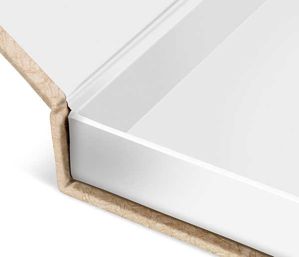 Klappschachtel 11 x 11 cm, ohne Bildausschnitt, Innenschachtel weiß Klappschachtel 11 x 11 cm, ohne Bildausschnitt, Innenschachtel weiß