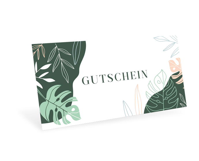 1208010365 Gutscheinkarte Classic "Tropical" individuell Gutscheinkarte Classic "Tropical" individuell
