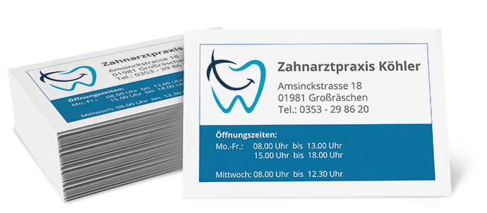 Visitenkarte Classic Querformat Visitenkarte Classic Querformat