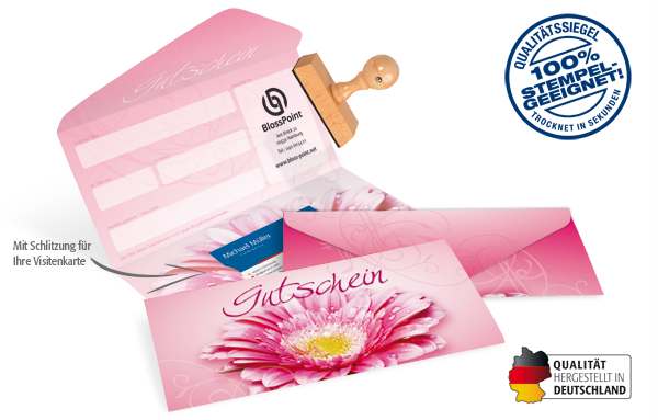Gutscheinkarte Classic "Gerbera"