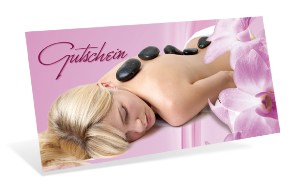 1209010159 Gutscheinkarte Classic "hotstone" Gutscheinkarte Classic "hotstone"
