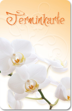 1204010222 Terminkarte "Orchideen" Terminkarte "Orchideen"