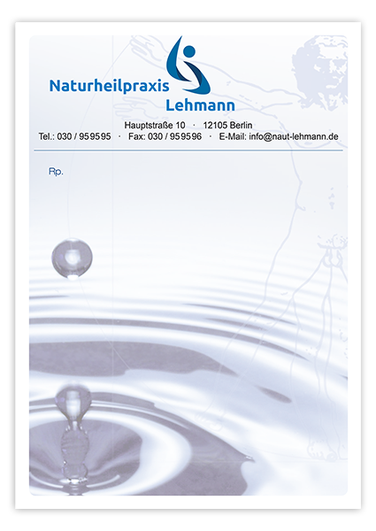 1225010610 Privatrezepte Trend mit Eindruck Privatrezepte Trend mit Eindruck