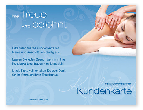 1206010163 Kundenkarte "relax" Kundenkarte "relax"