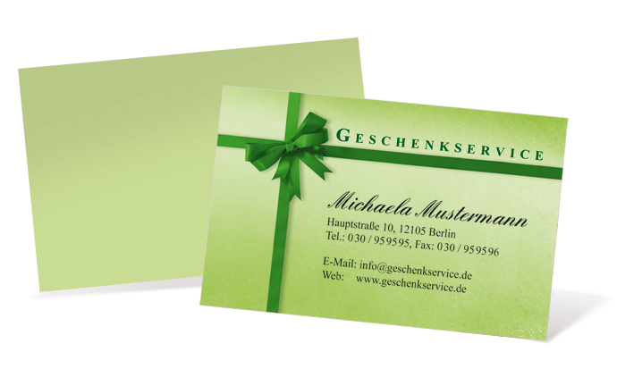 1212020181 Visitenkarte "green surprise" Landscape Visitenkarte "green surprise" Landscape