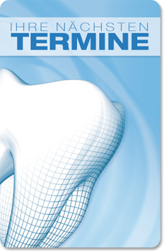 1204010267 Terminkarte "Zahnweiß" Terminkarte "Zahnweiß"